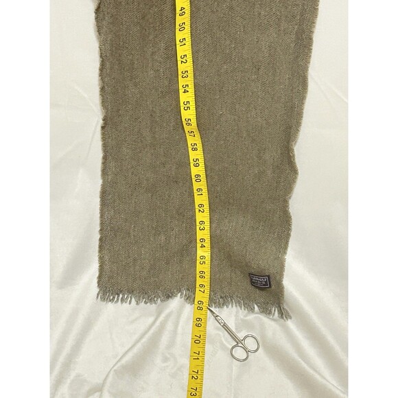 Faribault Woolen Mill Co. 100% Wool Made In USA Brown Scarf - Picture 6 of 9